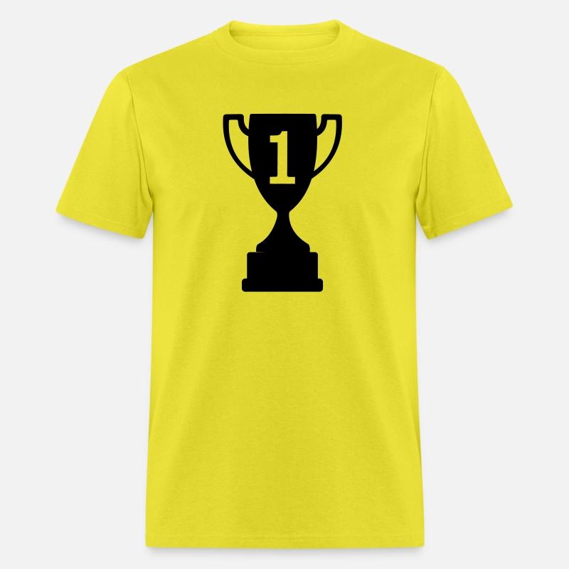 Competition cup with number 1