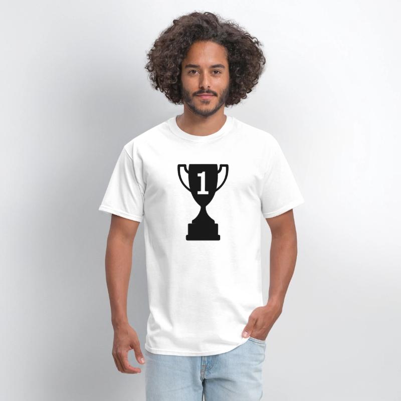 Competition cup with number 1