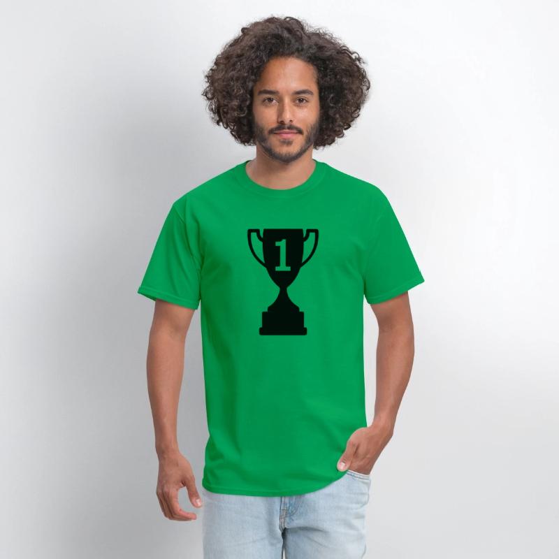 Competition cup with number 1