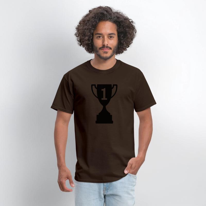 Competition cup with number 1