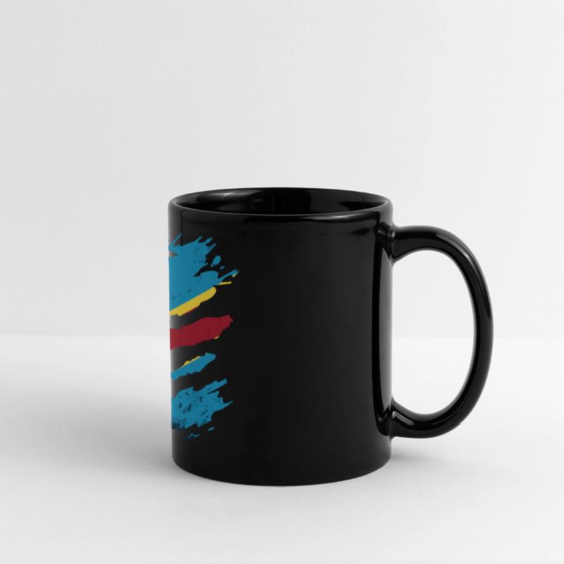 Congo - national flag, scratches, cracks