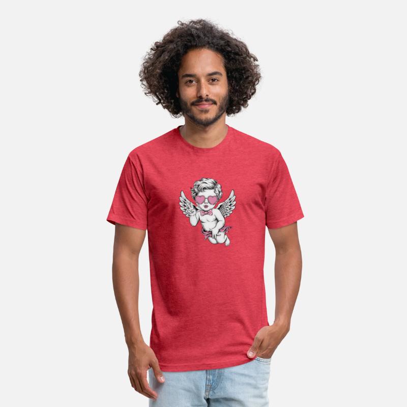Cool Cupid with Heart Glasses Art