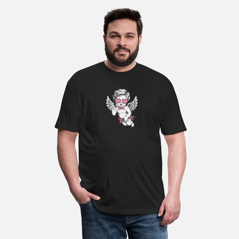 Cool Cupid with Heart Glasses Art