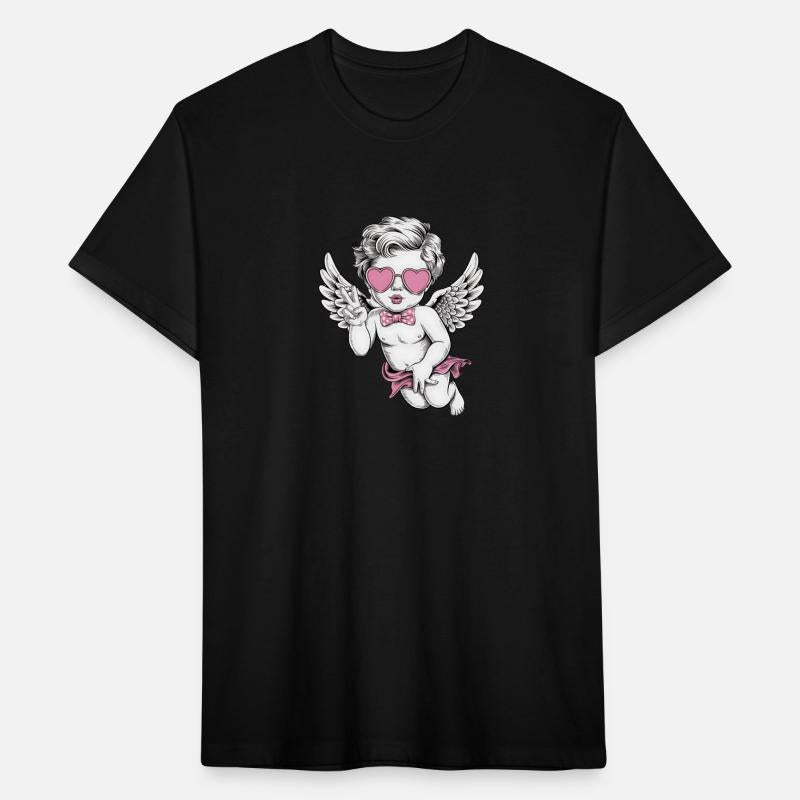 Cool Cupid with Heart Glasses Art