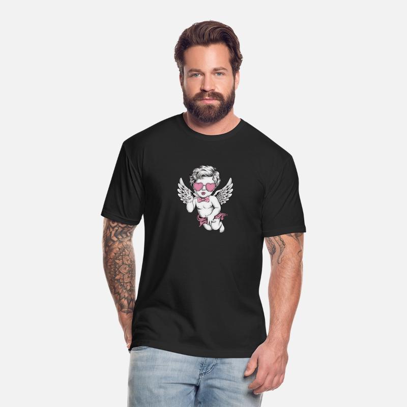 Cool Cupid with Heart Glasses Art