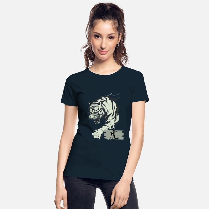 Cool Japanese Tiger Art with Kanji