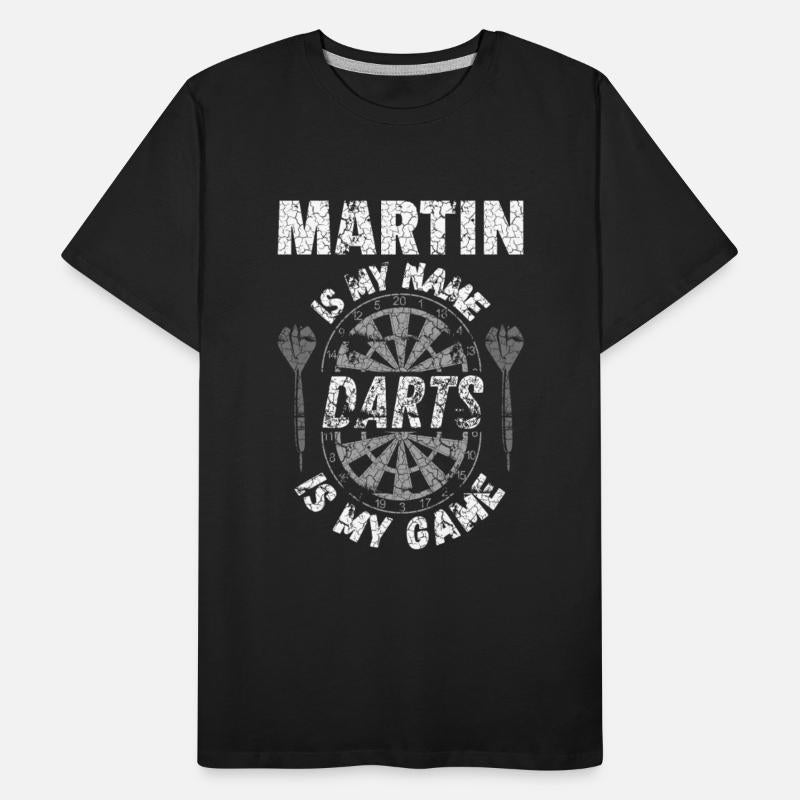 Cool Martin Darts T-Shirt - Unique Design darter