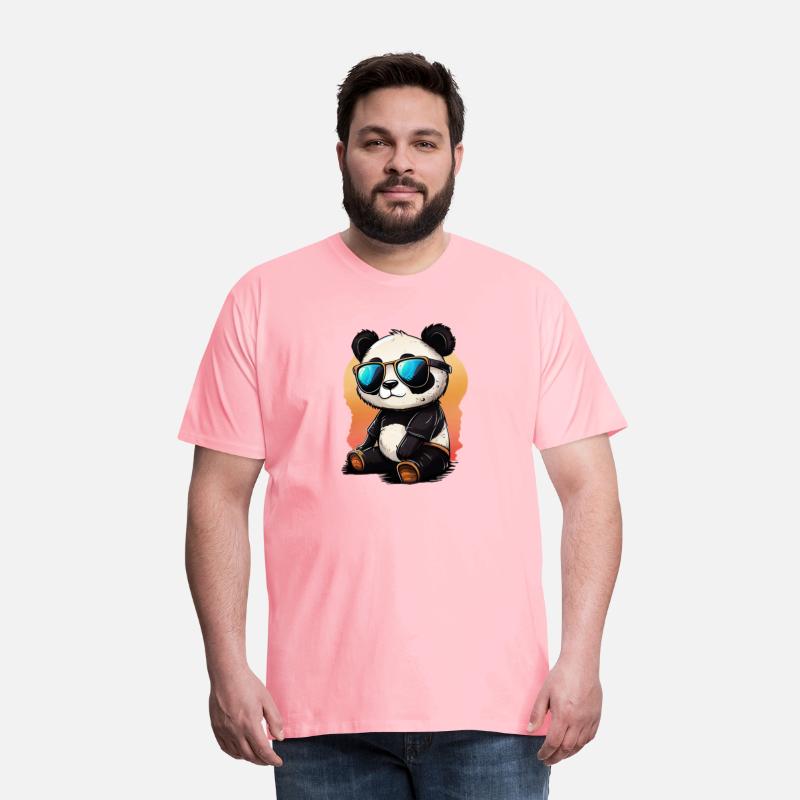 Cool panda with sunglasses