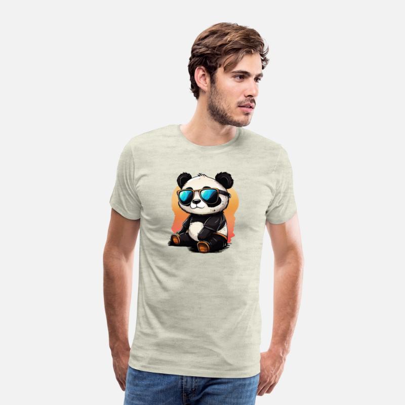 Cool panda with sunglasses
