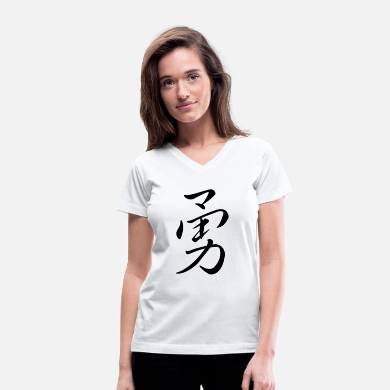 "Courage" in japanese, chinese Characters, Kanji
