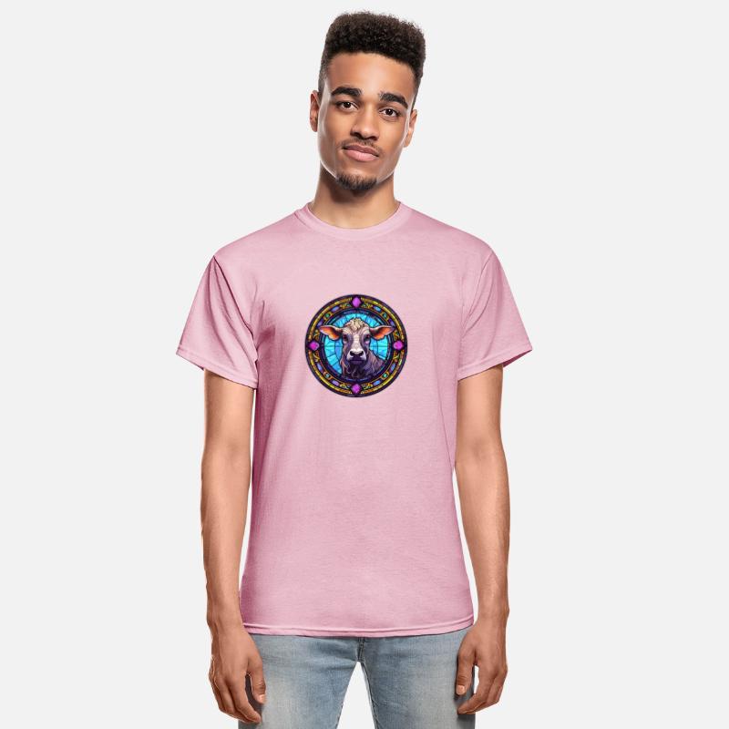 Cow Lover Fashion - Artisan Cow Stained Glass Desi
