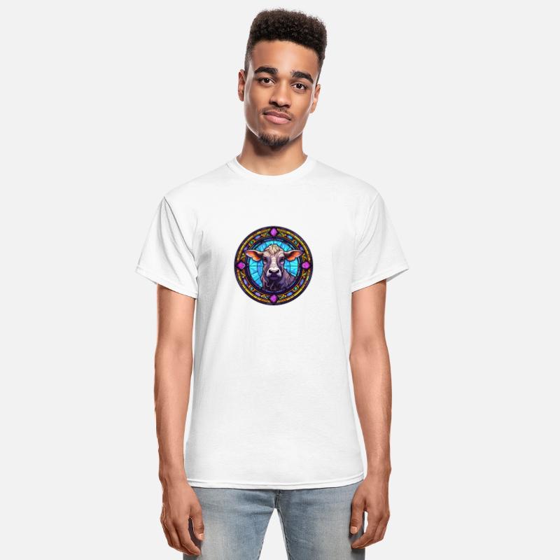 Cow Lover Fashion - Artisan Cow Stained Glass Desi