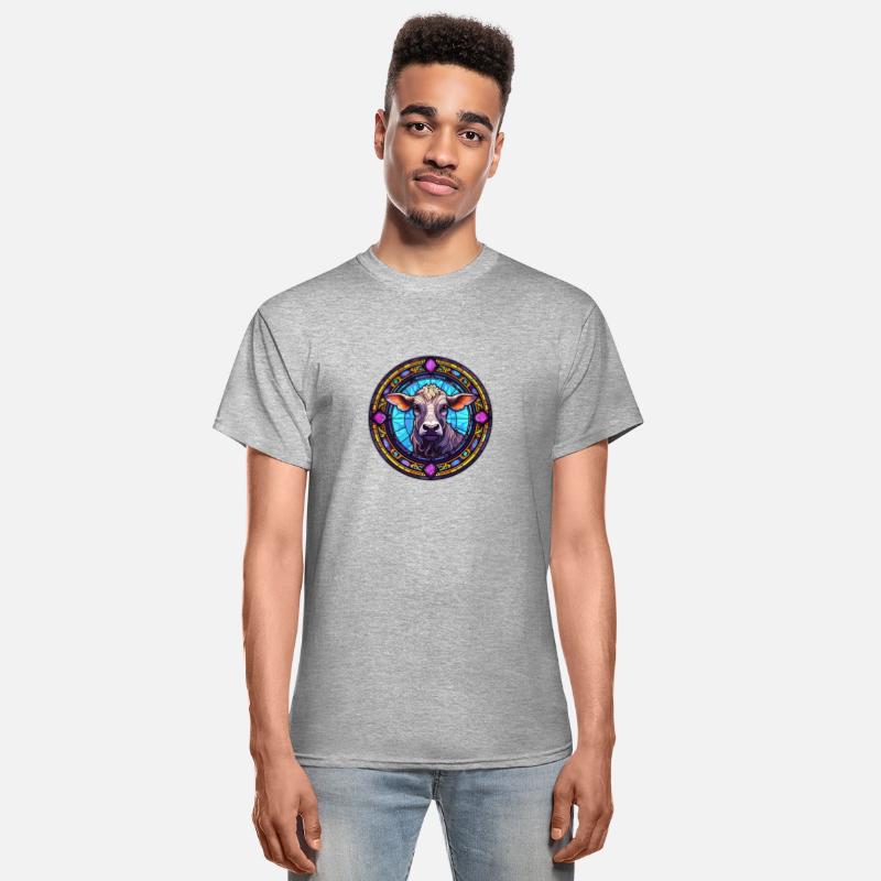 Cow Lover Fashion - Artisan Cow Stained Glass Desi