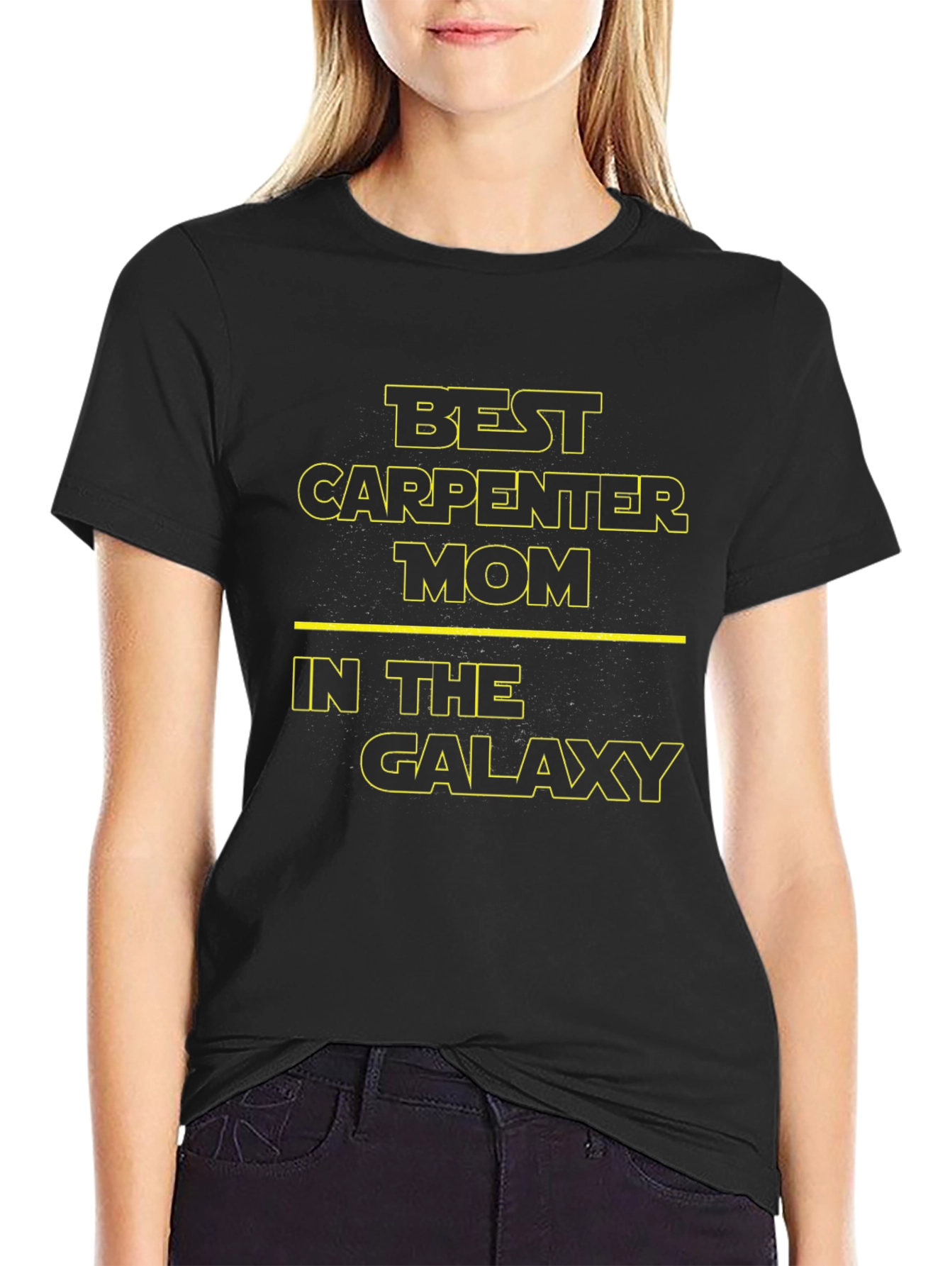 Best Carpenter Mom Galaxy Graphic T-Shirt