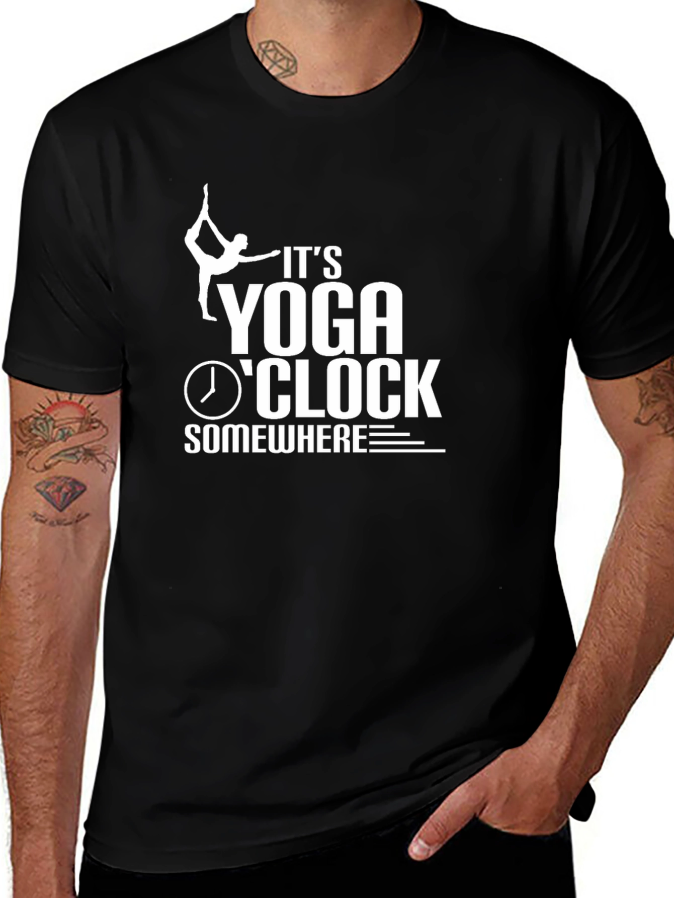 Yoga OClock Somewhere Graphic Tee