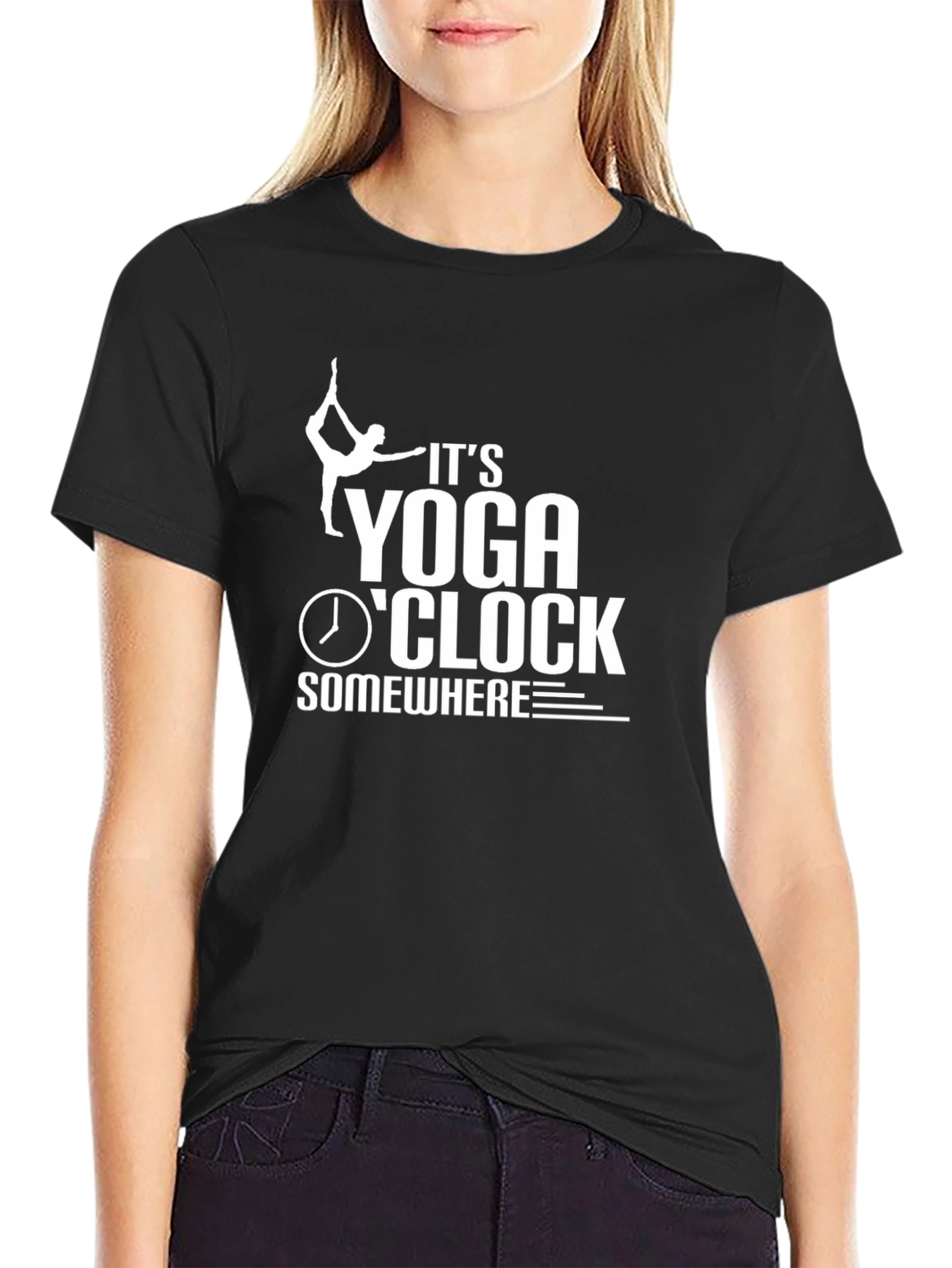 Yoga OClock Somewhere Graphic Tee