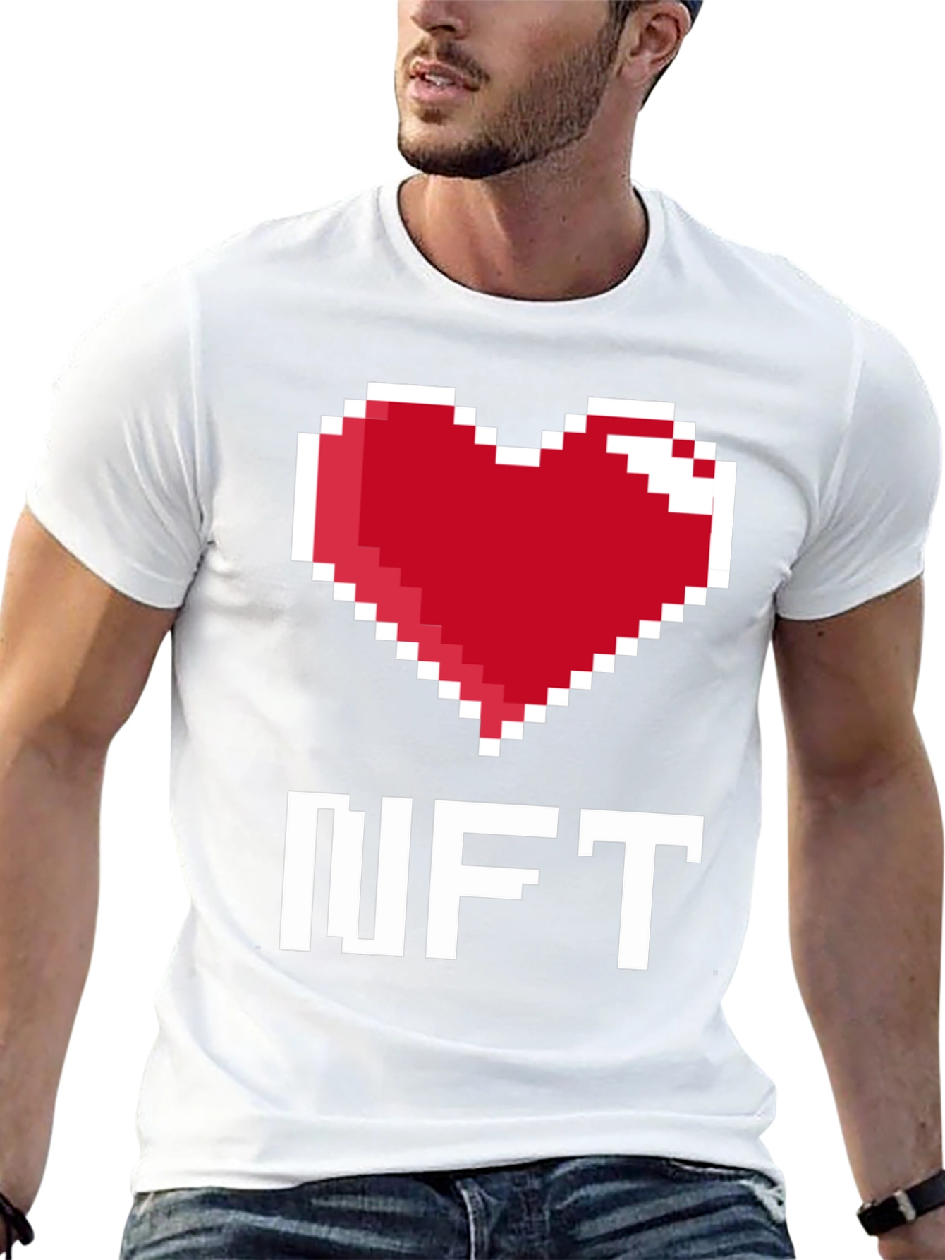 I Heart NFT - Pixel Art T-Shirt
