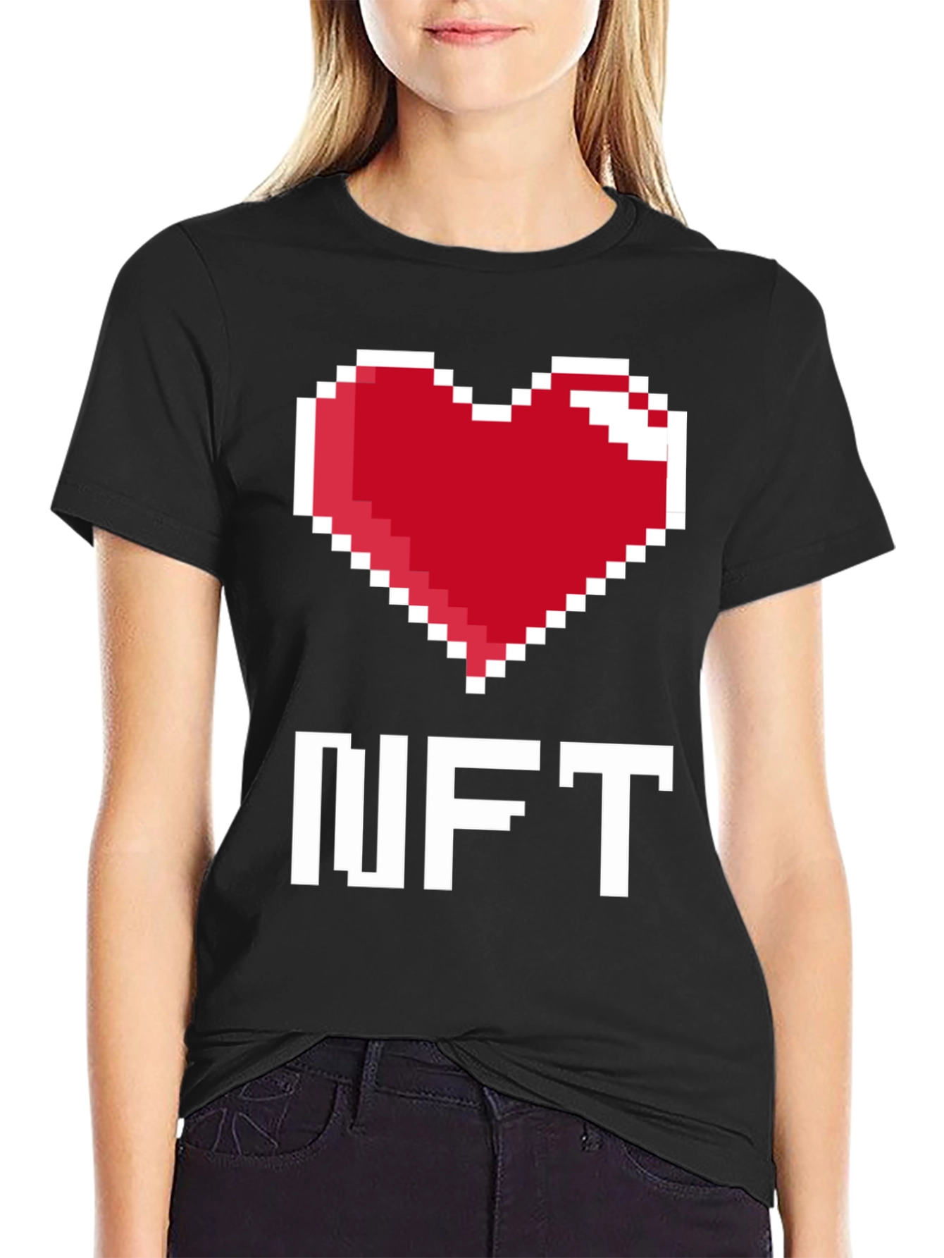I Heart NFT - Pixel Art T-Shirt