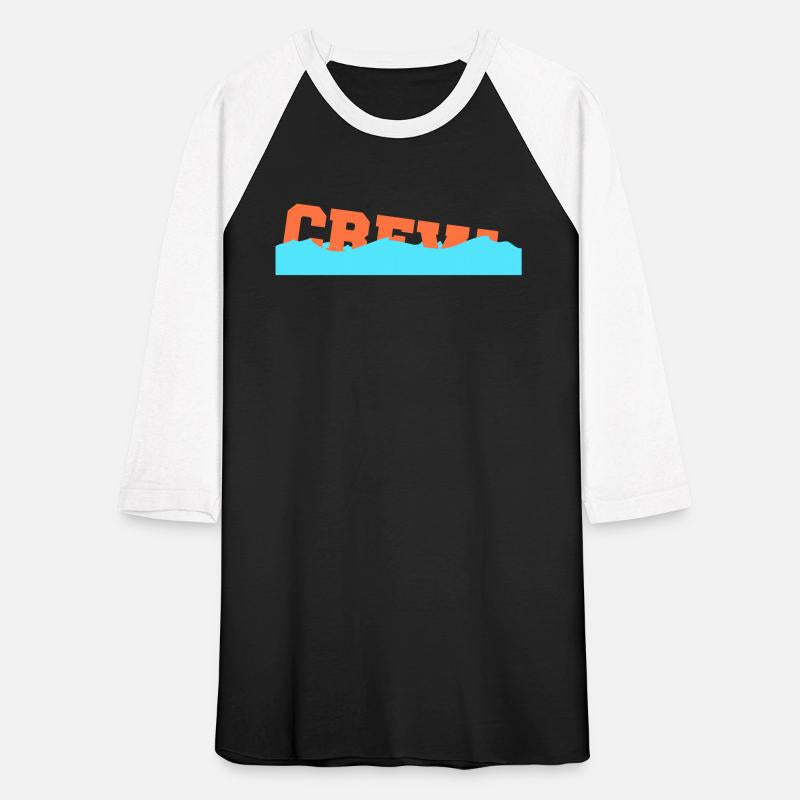 Crew Sinking Ship Water Sunken Boat Saying Logo