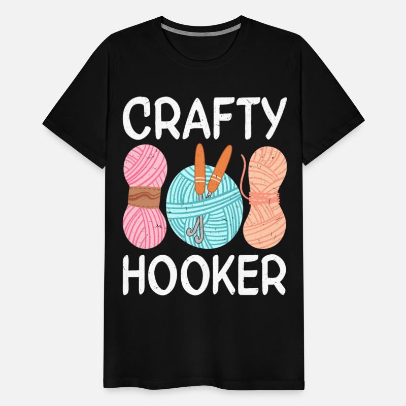 Crochet Enthusiast Yarn Loop Humor Art
