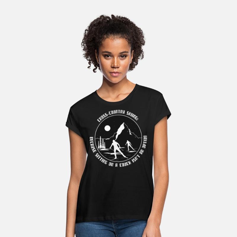 Cross-country skiing: because sitting on a couch i