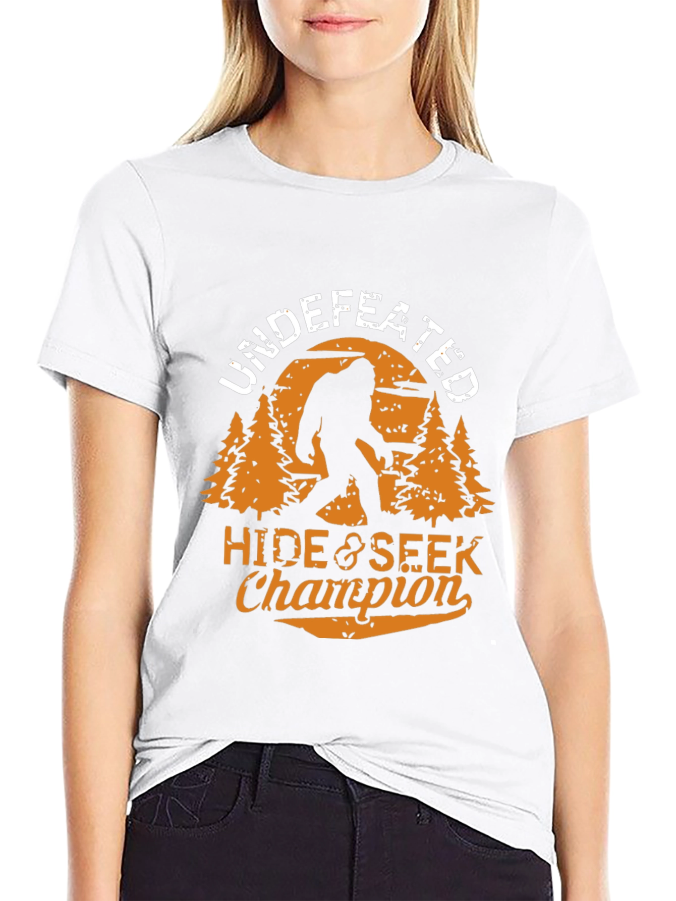 Undefeated Hide & Seek Champion Bigfoot T-Shirt