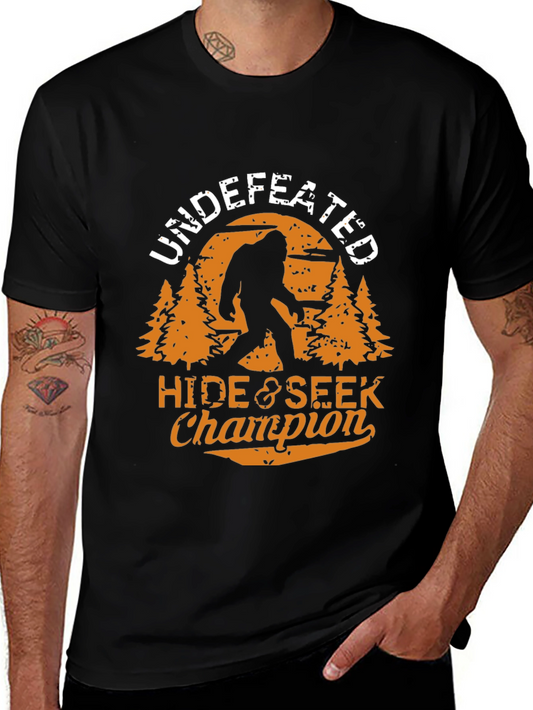 Undefeated Hide & Seek Champion Bigfoot T-Shirt