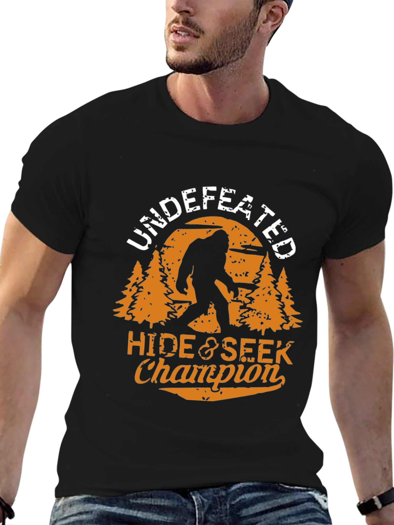 Undefeated Hide & Seek Champion Bigfoot T-Shirt