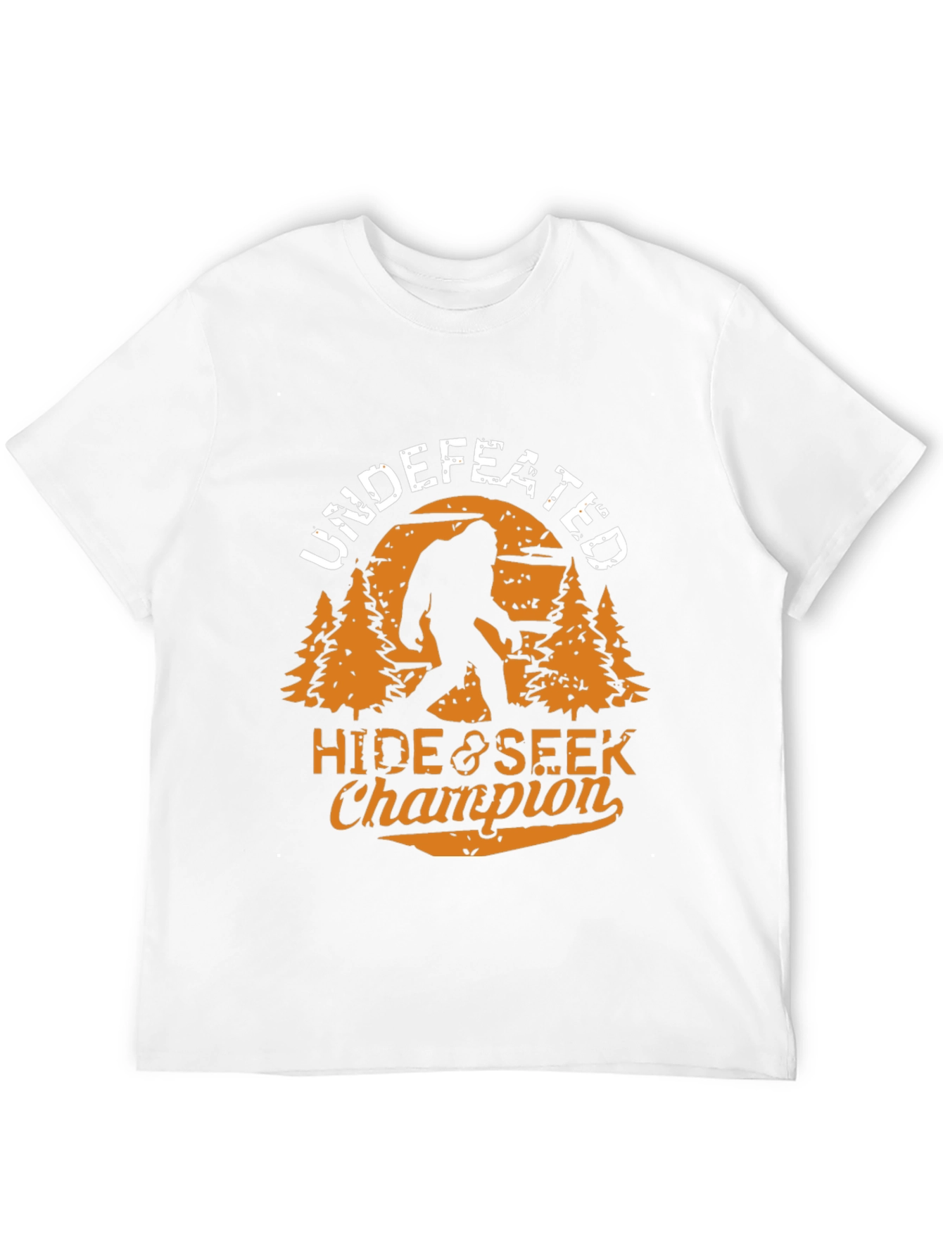 Undefeated Hide & Seek Champion Bigfoot T-Shirt