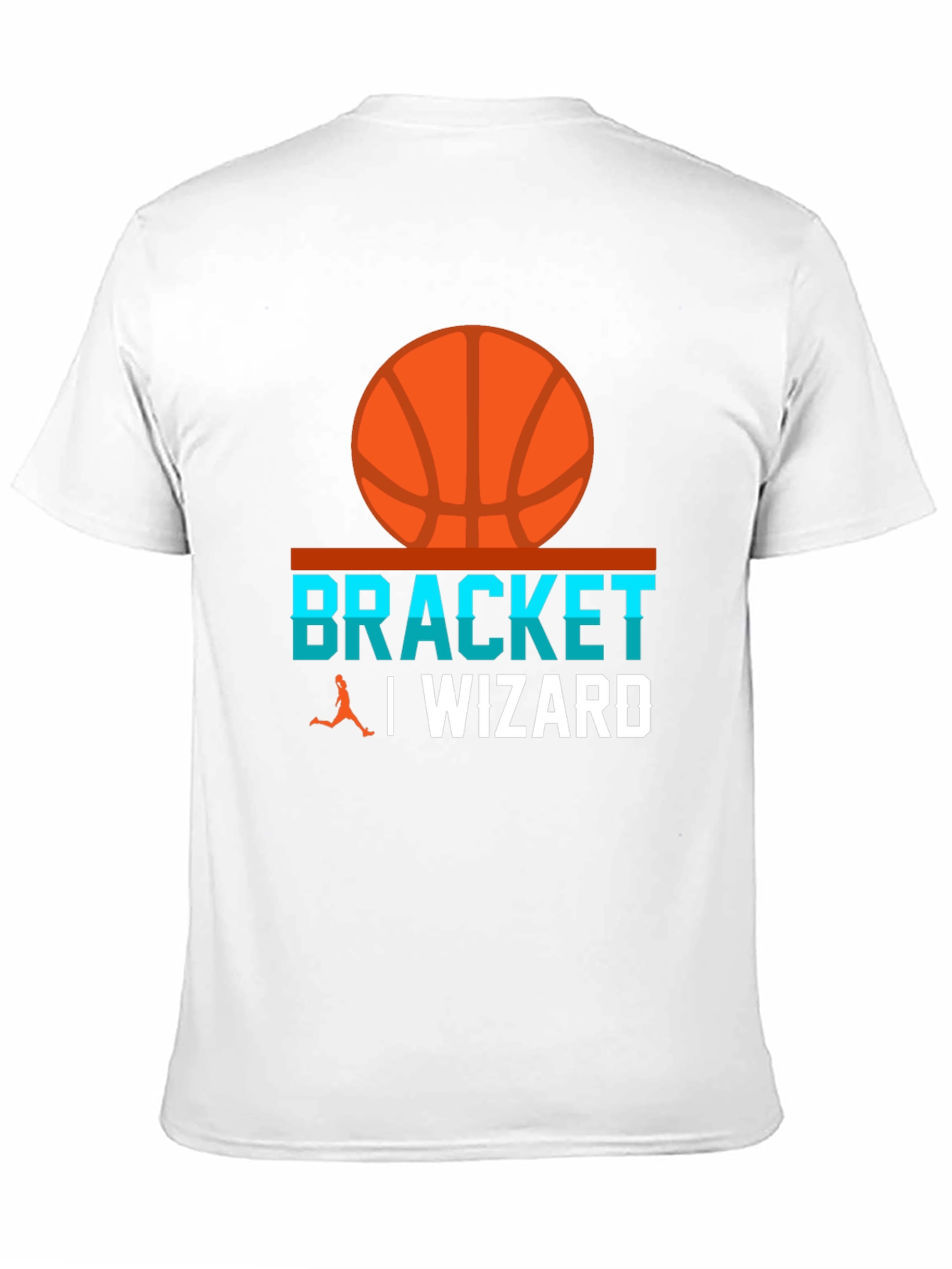 Bracket Wizard Basketball Graphic Tee - Black