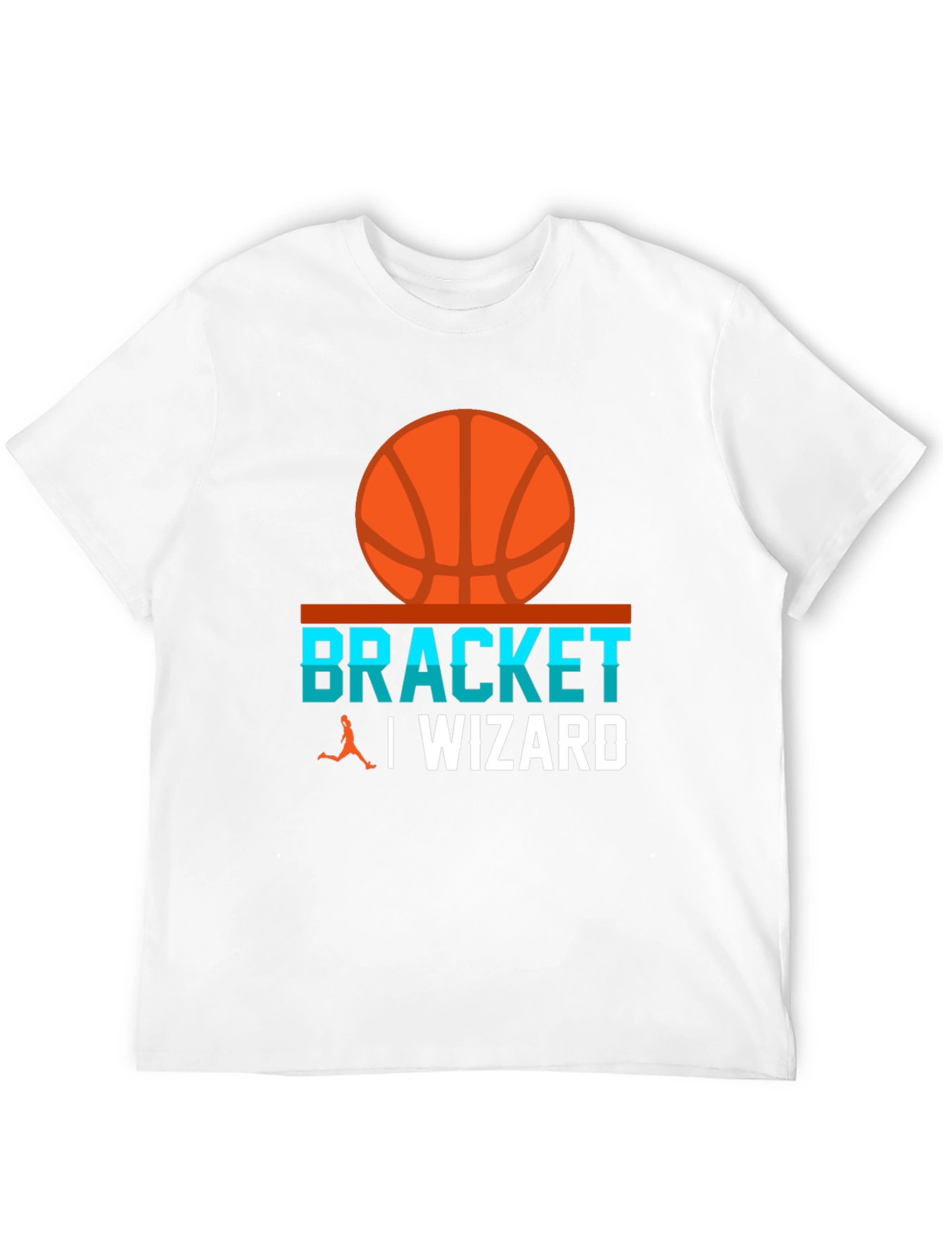 Bracket Wizard Basketball Graphic Tee - Black