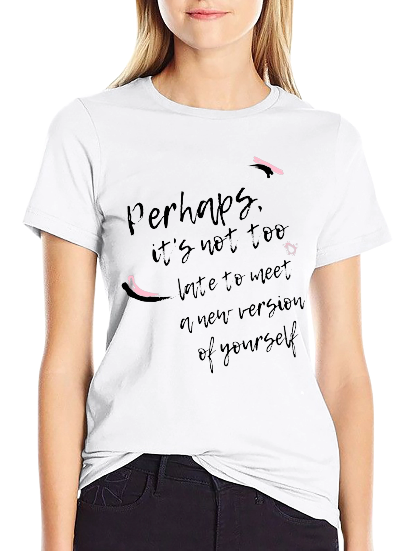 Motivational Graphic Tee - Perhaps New You