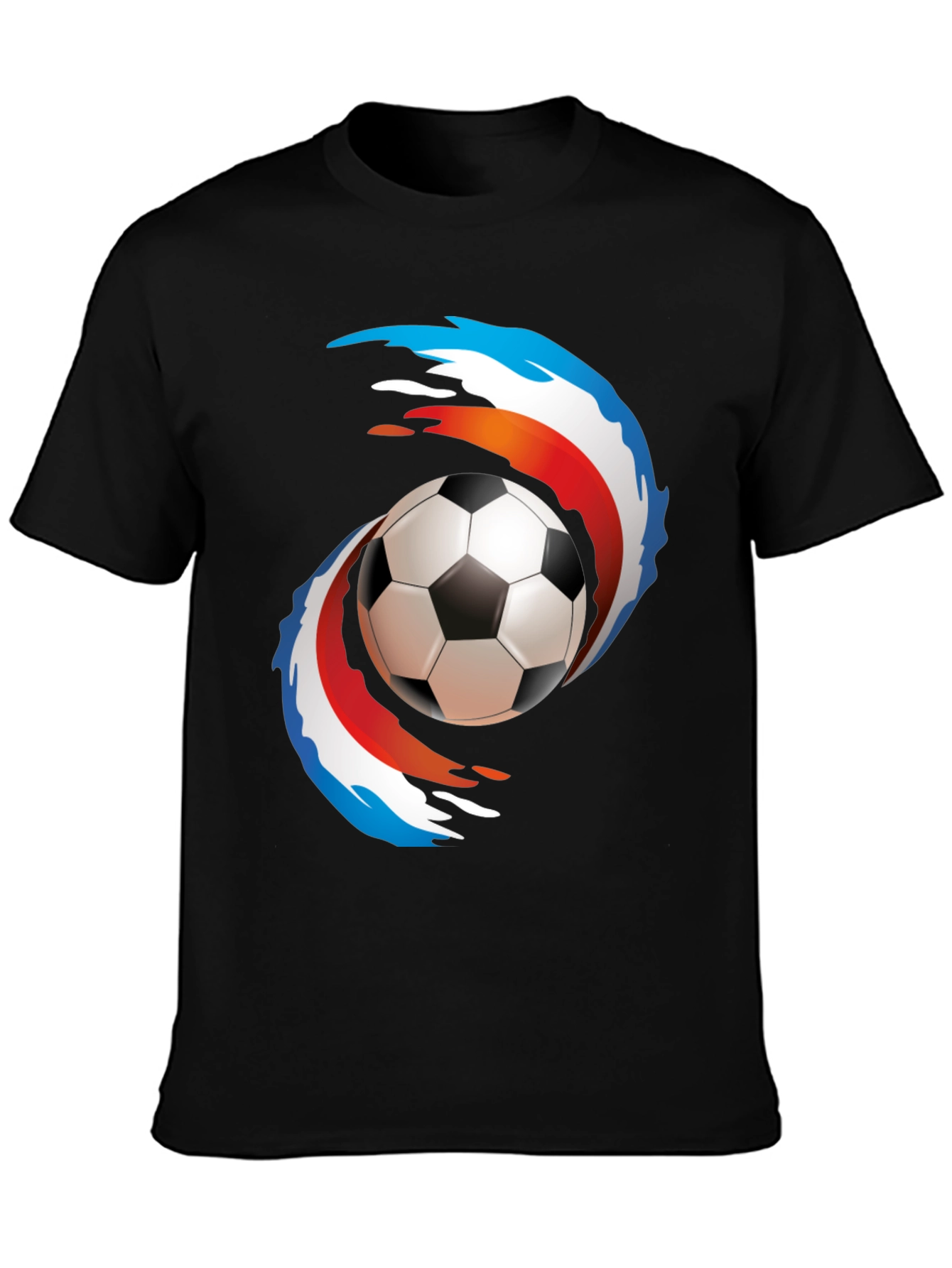 Soccer Ball T-Shirt - Abstract Graphic Tee