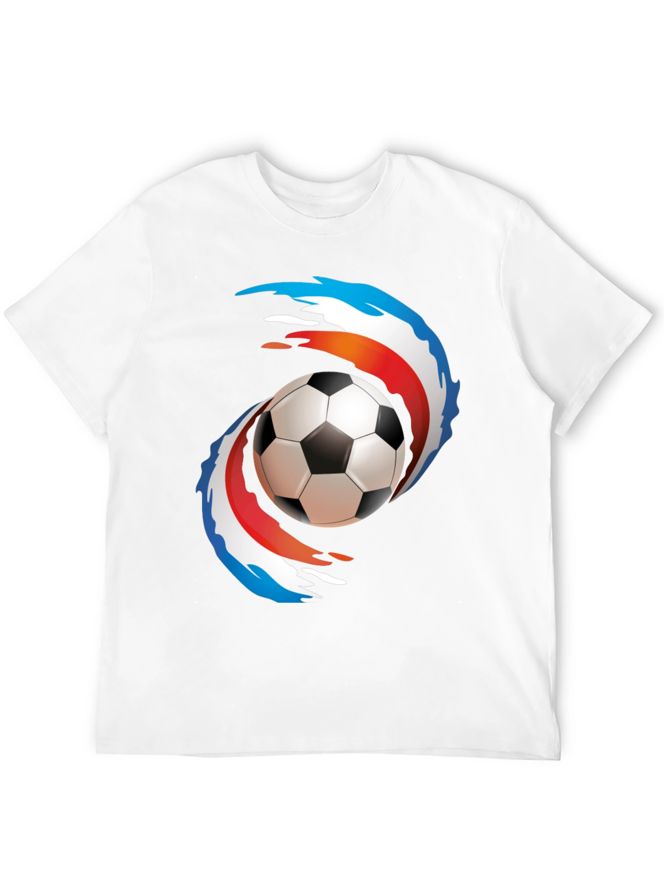 Soccer Ball T-Shirt - Abstract Graphic Tee