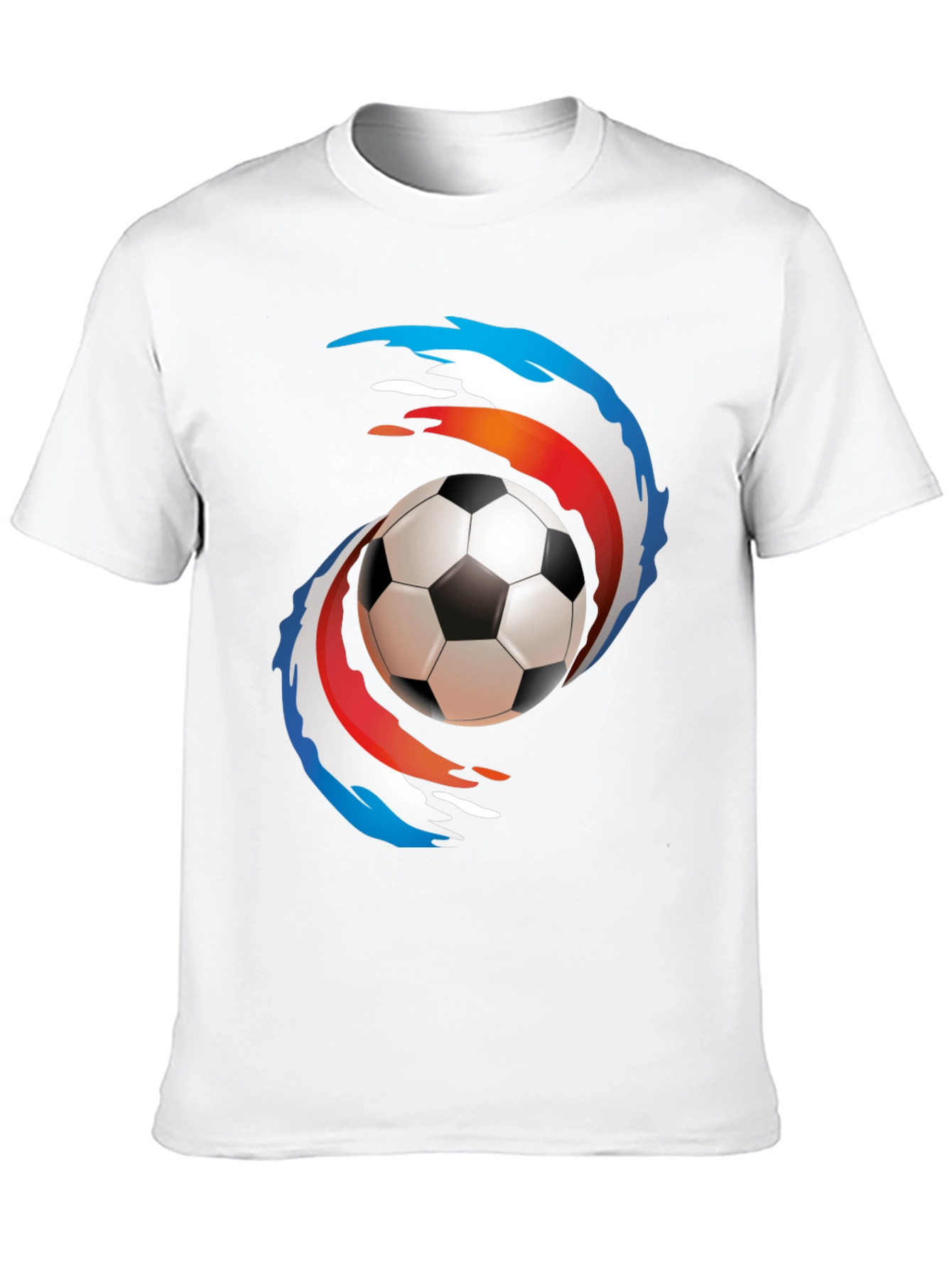 Soccer Ball T-Shirt - Abstract Graphic Tee