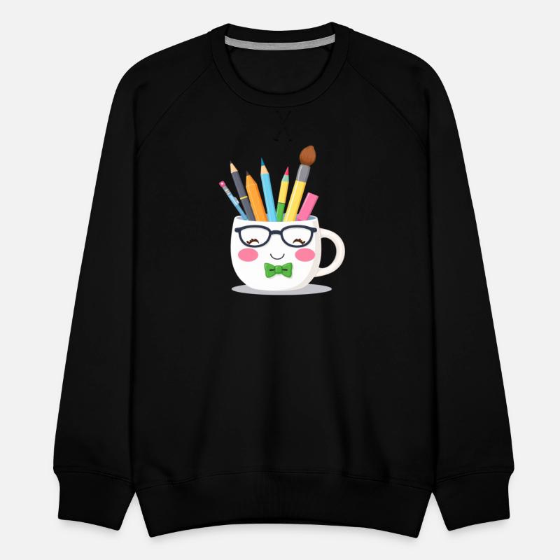 Cute Artistic Mug with Colorful Writing Tools