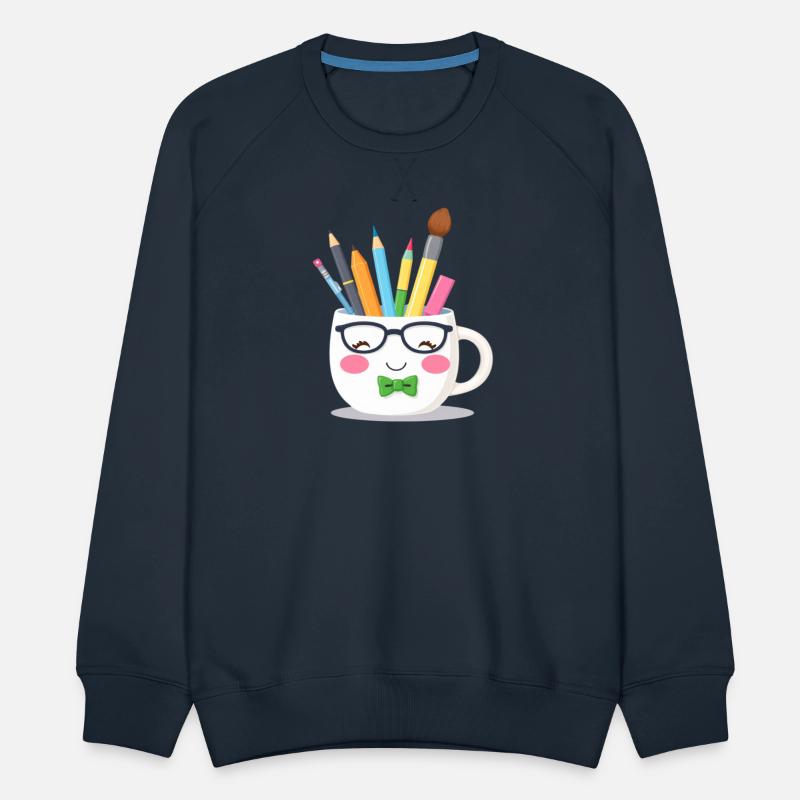 Cute Artistic Mug with Colorful Writing Tools
