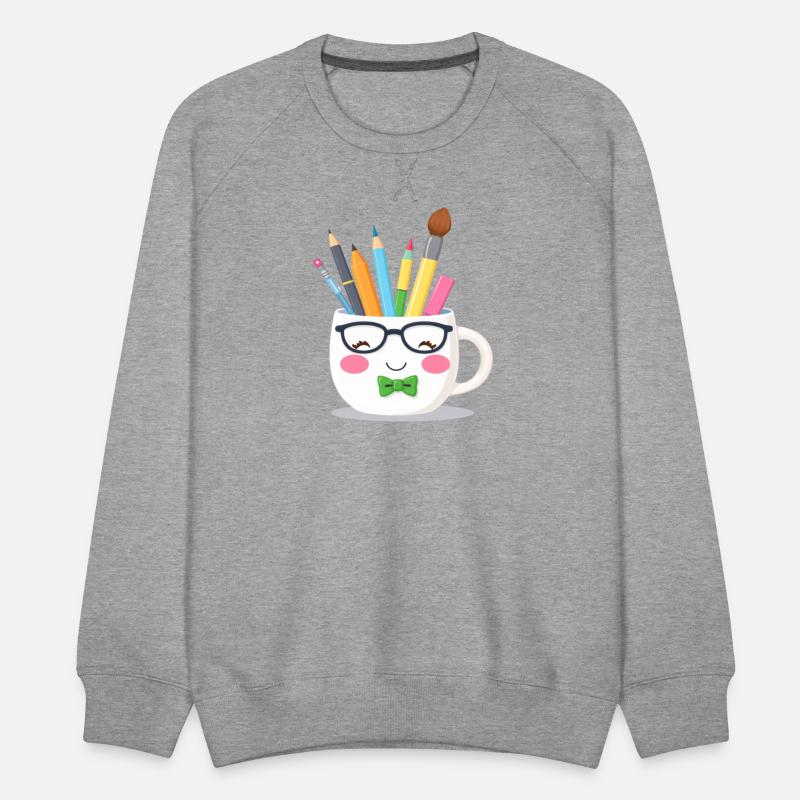 Cute Artistic Mug with Colorful Writing Tools