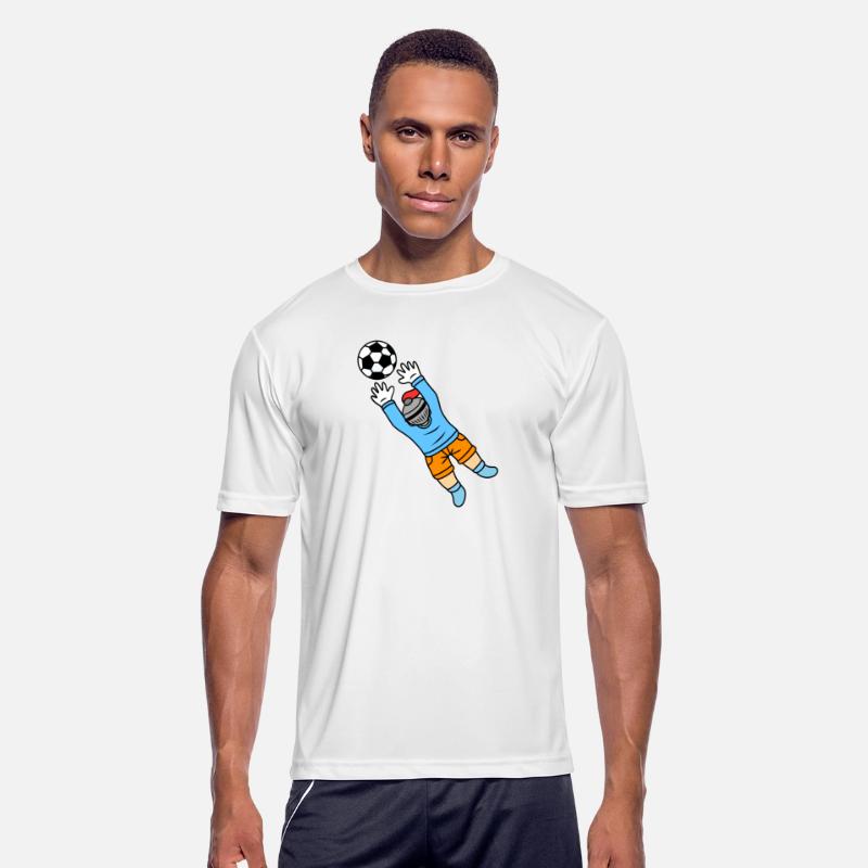 Cute cartoon knight goalkeeper