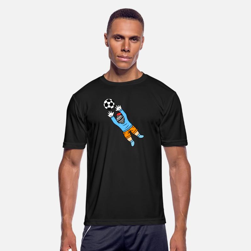 Cute cartoon knight goalkeeper