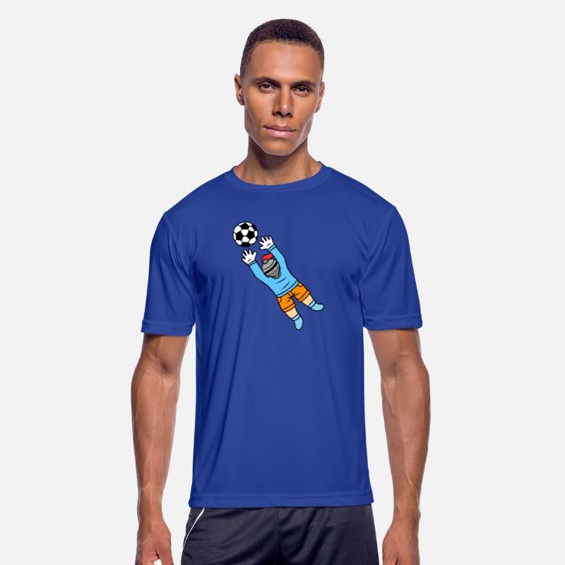 Cute cartoon knight goalkeeper