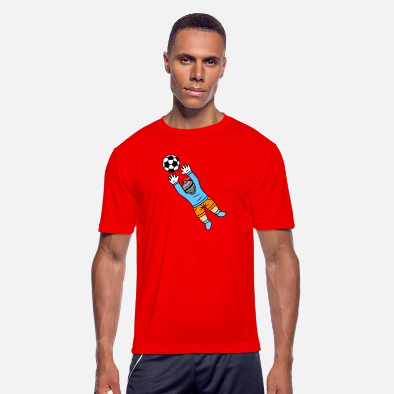 Cute cartoon knight goalkeeper