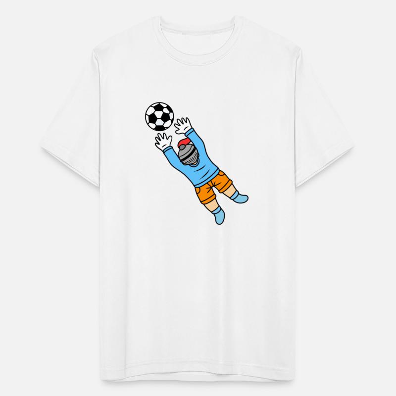 Cute cartoon knight goalkeeper