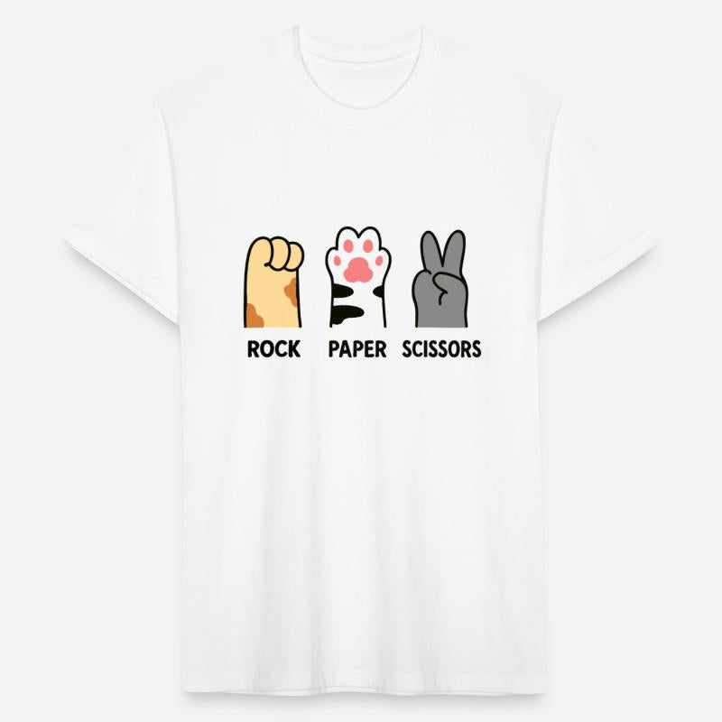Cute Cat Paw Rock Paper Scissors
