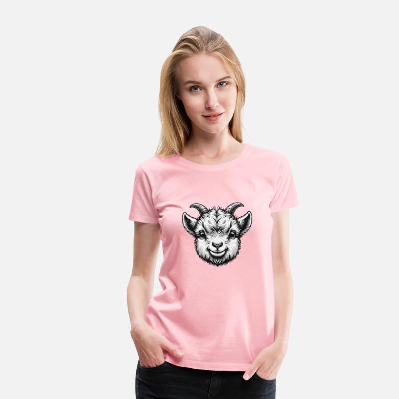 Cute Goat Animal Lover Farm Fun Design