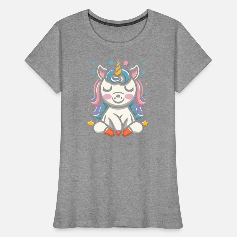 Cute school unicorn cartoon T Shirt design