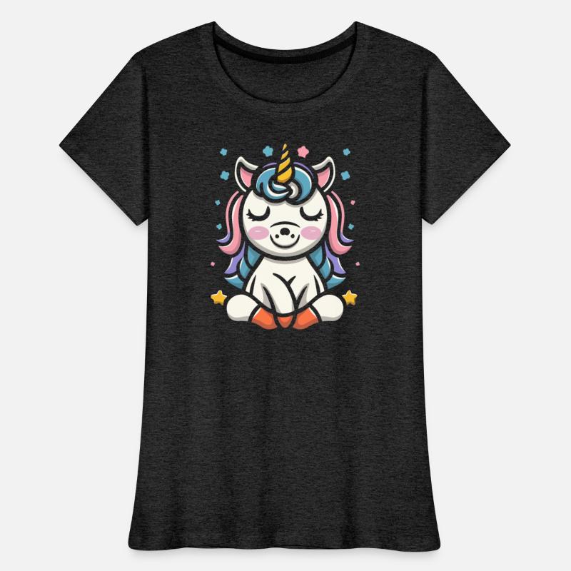 Cute school unicorn cartoon T Shirt design