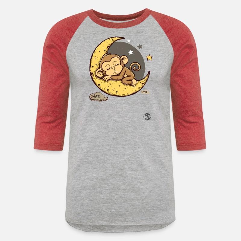Cute Sleepy Monkey on the Moon