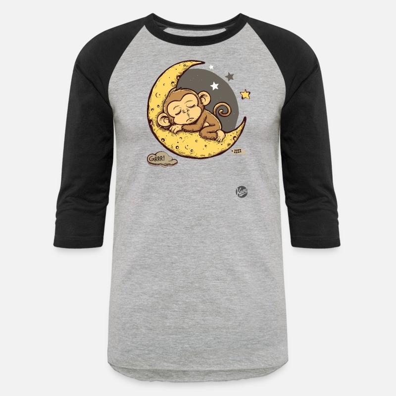Cute Sleepy Monkey on the Moon