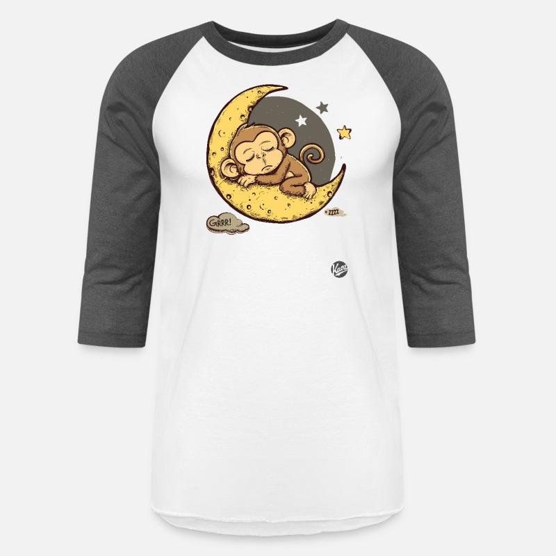 Cute Sleepy Monkey on the Moon